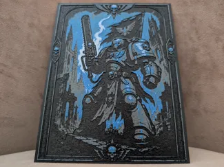Space Marine inspired HueForge 