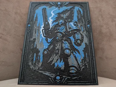 Space Marine inspired HueForge 