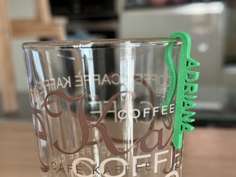 Glasmarker - Glasmarkierer - Glasanhänger - Namen