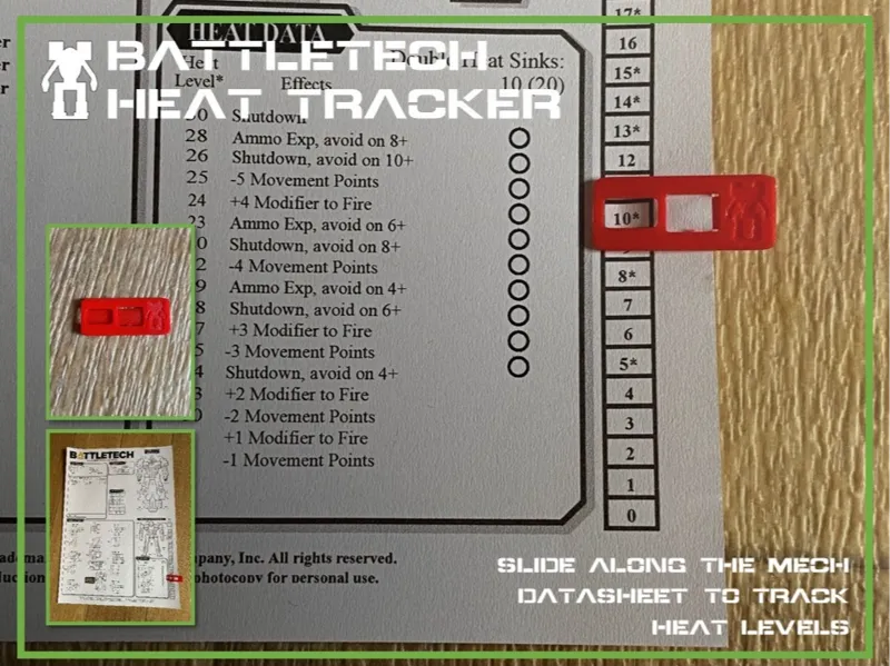 BattleTech Heat Tracker / Slider