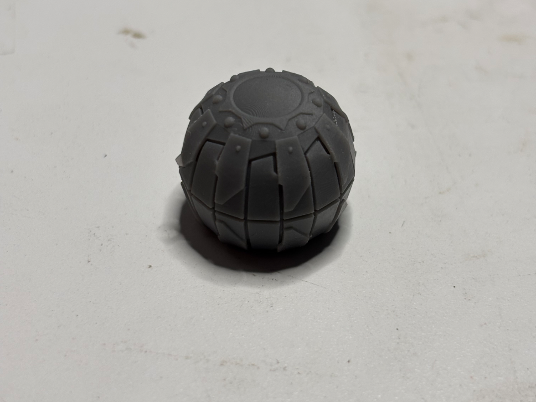 The Goblin's Grip | Pumpkin Bomb Custom 21mm Knob