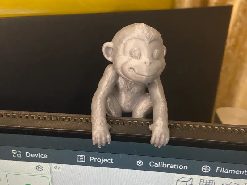 Cute Monkey Monitor Peeker hipper