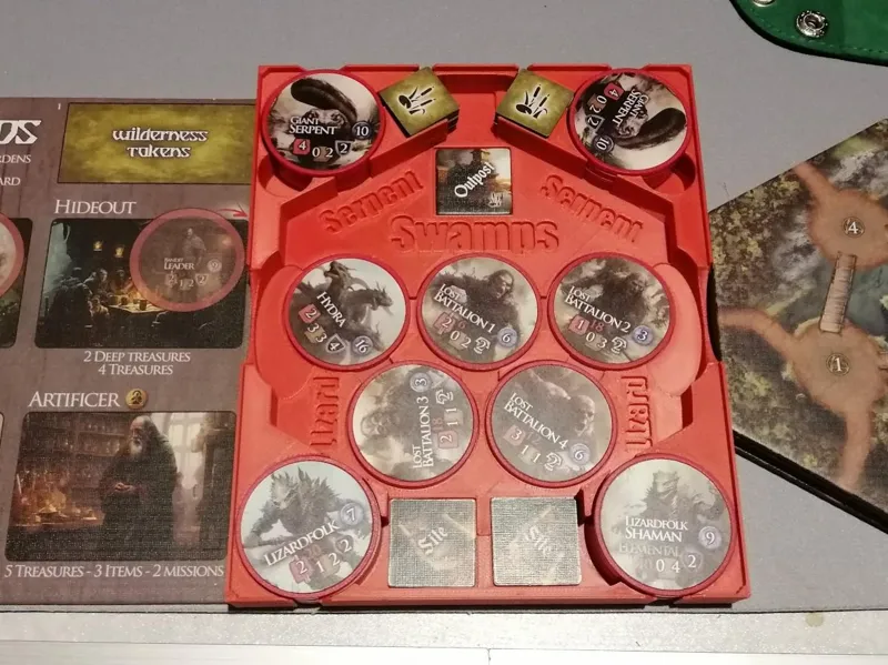 Dragons Down terrain component trays