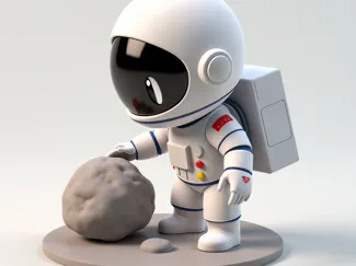 Astronaut on Mars