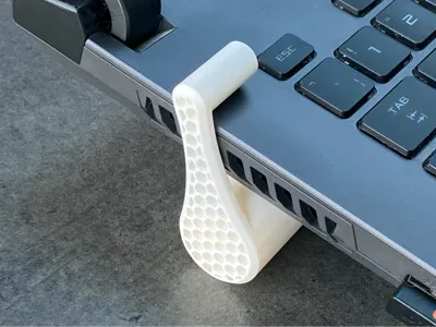 Laptop Riser Feet – Minimal Rear Lift - Version 2