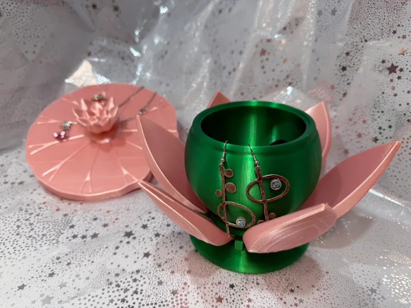 Lotus Bloom Jewelry Box