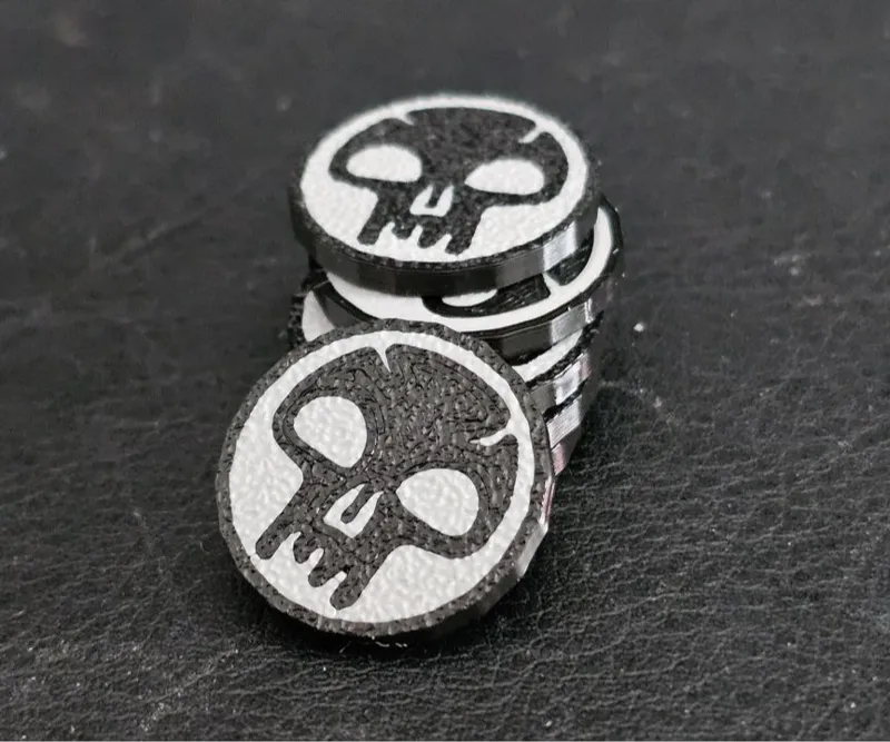 Black Mana Token for Magic The Gathering