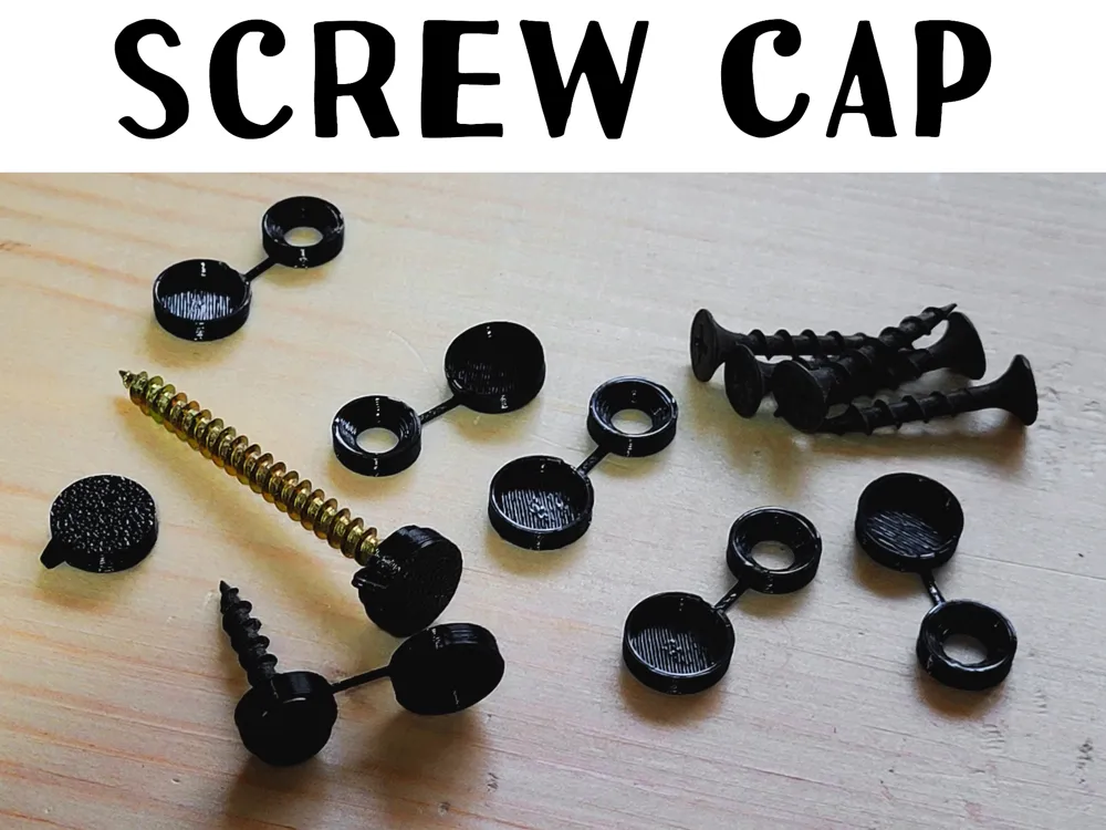 Screw cap - Free 3D Print Model - MakerWorld