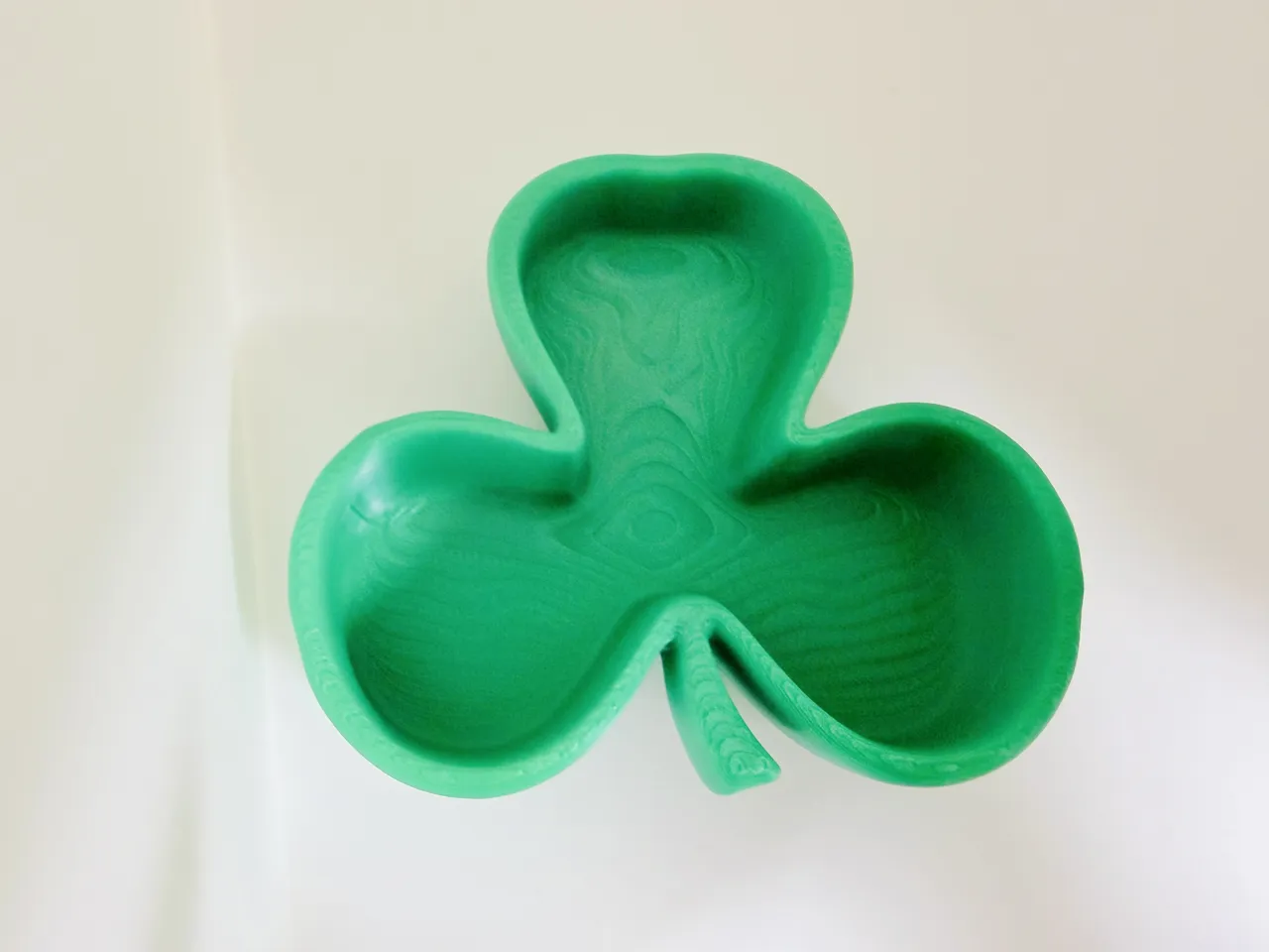 Lucky Shamrock Trinket Tray & Clover Earrings view 4