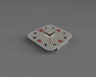 Modern square clock