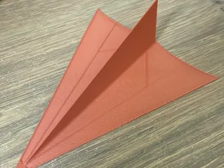 avion papier en 3d