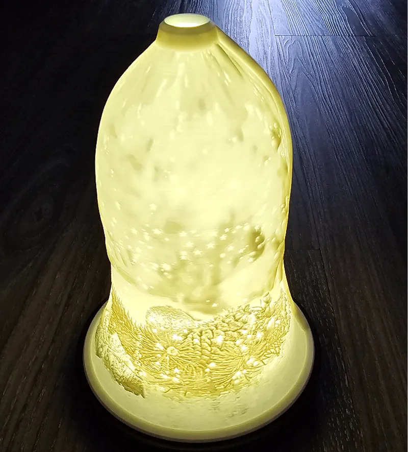 Lithophan Weinachtsglocke