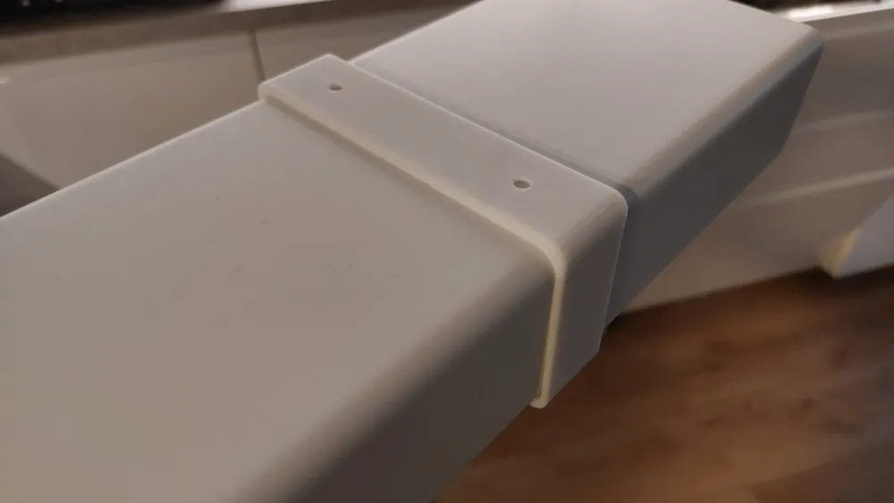 Rectangular ducting retaining clip 110mm x 55mm by Baboon Lab - MakerWorld