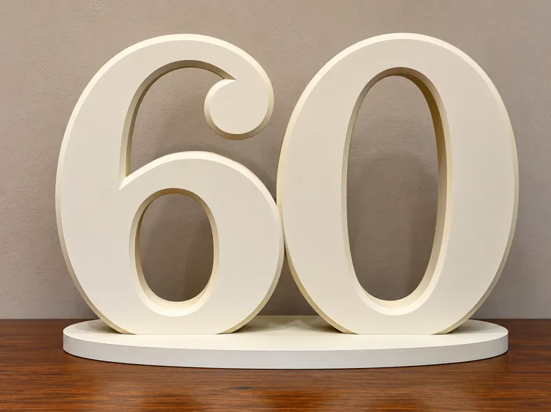 Decorazione 60° Anniversario - Compleanno