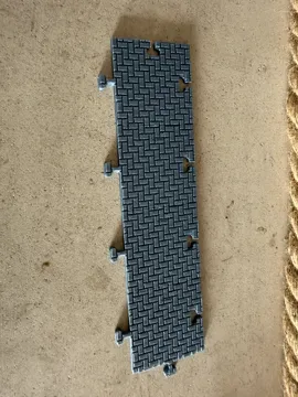 Letrero o emblema decorativo: The3DPAL CityGrid system - Brick Pavement Tiles — vista de referencia 3