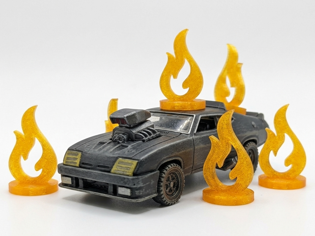 Token Flames for Boardgames