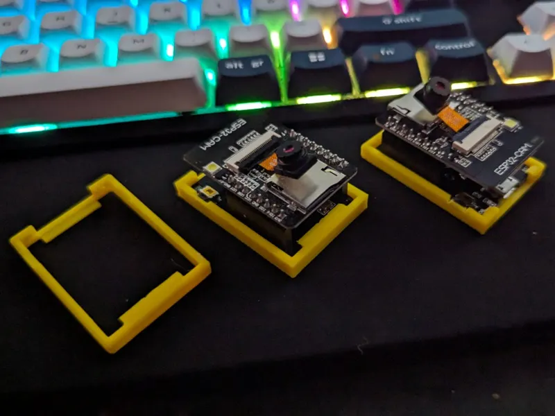 ESP32 CAM snap-on frame