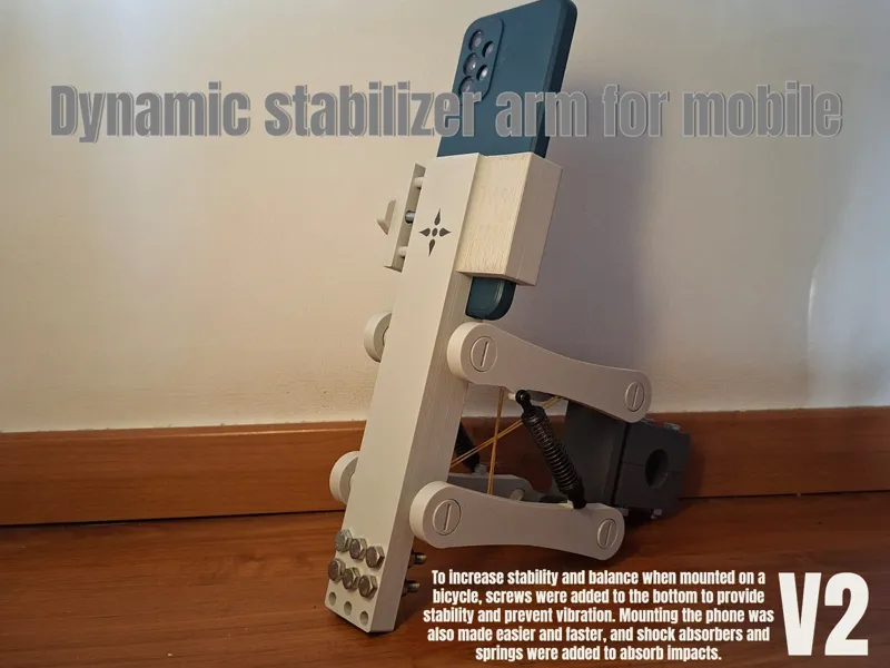 dynamic stabilizer arm for mobile video