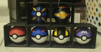 Square pokeball holder