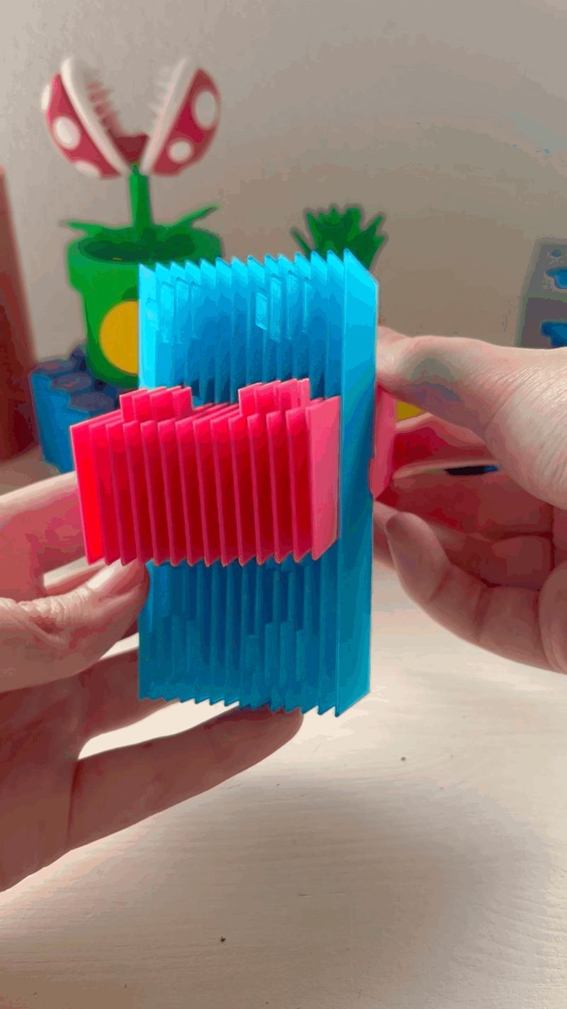 Quantum Brick See-through