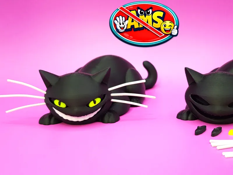 NO AMS Grinsekatze Nr 2 Cheshire style cat