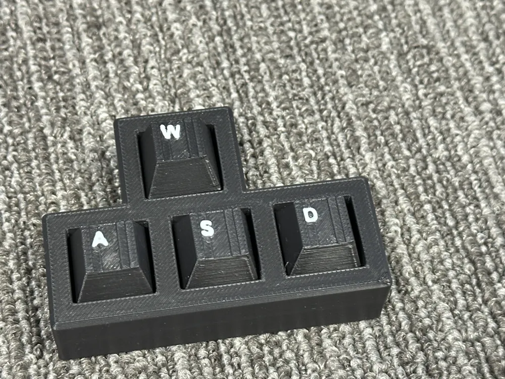 WASD Fidget Key Clicker - Free 3D Print Model - MakerWorld