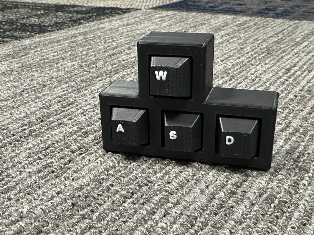 WASD Fidget Key Clicker by NES 3D MakerWorld: Download Free 3D Models