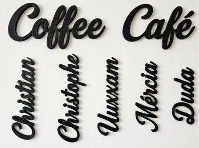Wall Decor Lettering