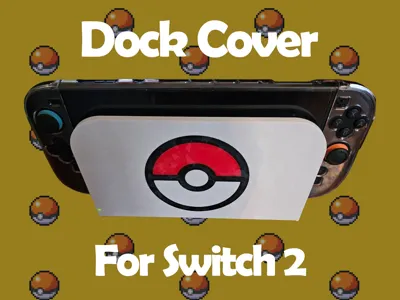 Pokemon Poke ball Dock Cover Nintendo Switch 2