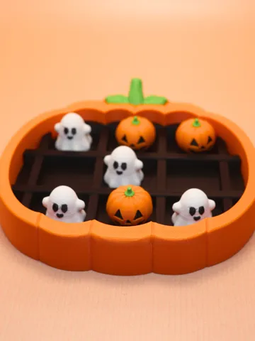Modelo para impresión 3D: Boo Boo Halloween Tic-Tac-Toe Toy — vista de referencia 2