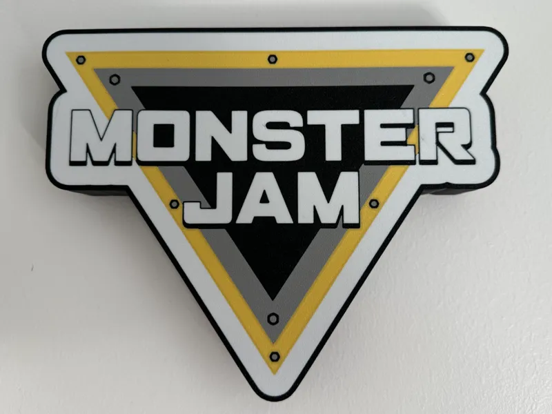 Monster Jam Logo Lightbox