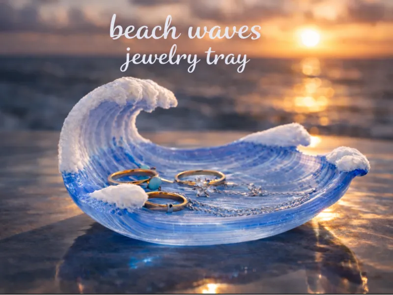 Beach Waves Jewelry tray 