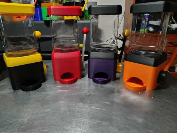 Distributeur de bonbons façon machine à sous