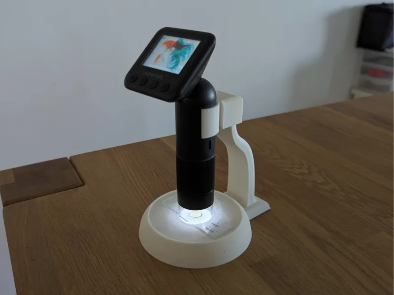 Modular 3D Microscope Stand with Light Chamber