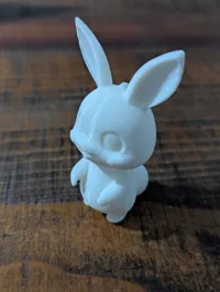 Figurine lapin multicolore — photo 2