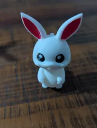 Figurine lapin multicolore — photo 3