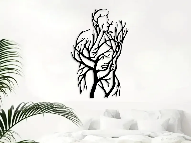 Décoration murale couple Arbre de Vie