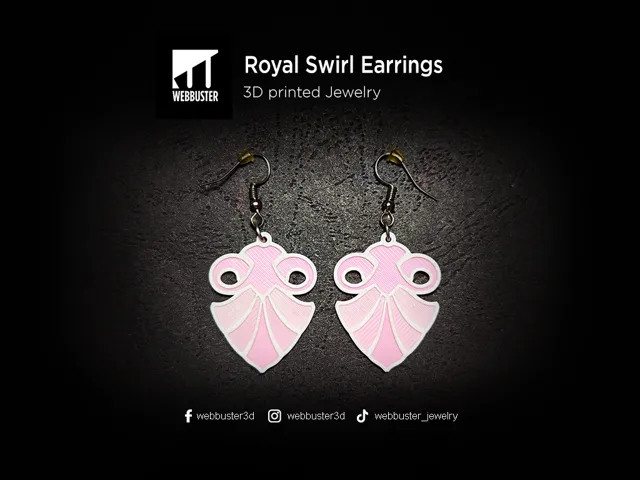Royal Swirl Earrings