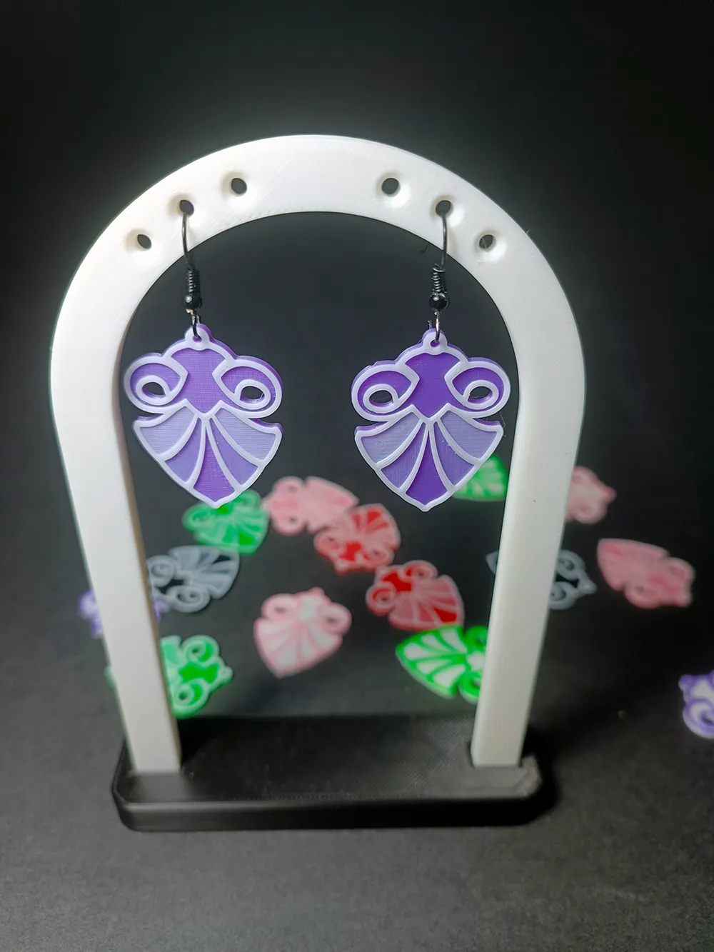 Royal Swirl Earrings view 2