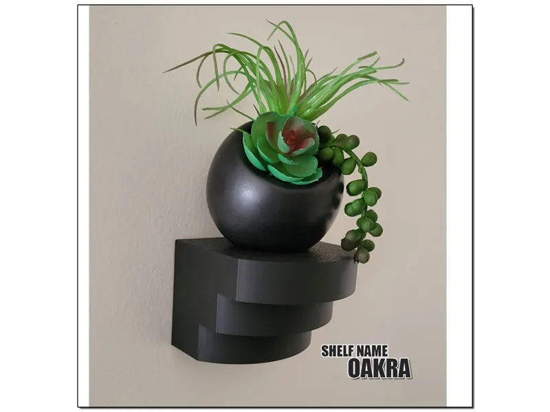 Contemporary Floating Shelf - Oakra