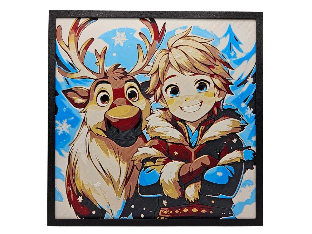 Kristoff and Sven - Chibi Edition