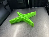 Four wedges, 0.2mm layer, 2 walls, 15% infill