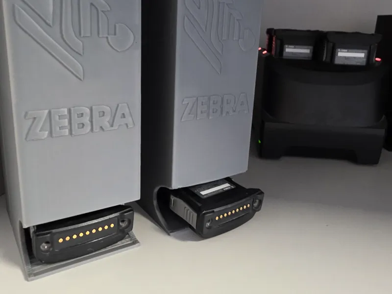 Baterry container for Zebra terminal scanner v2