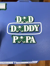 DADDY AMS NEEDED 0.2mm layer, 2 walls, 15% infill