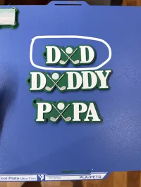 DAD AMS NEEDED 0.2mm layer, 2 walls, 15% infill