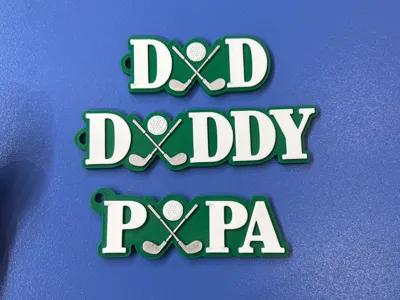 Golf Keychain For Father’s Day AMS & No AMS