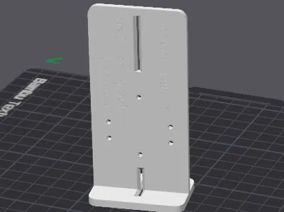 Drill Template for Hettich Push to Open Silent Pin