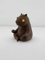 Фигурка капибара в йога поза