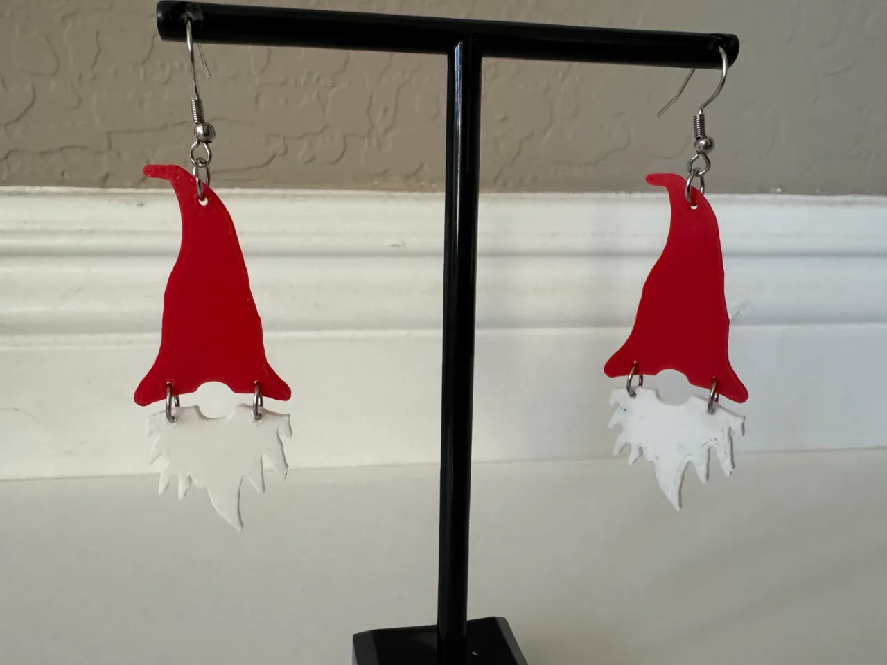 Christmas Gnome Earrings view 4