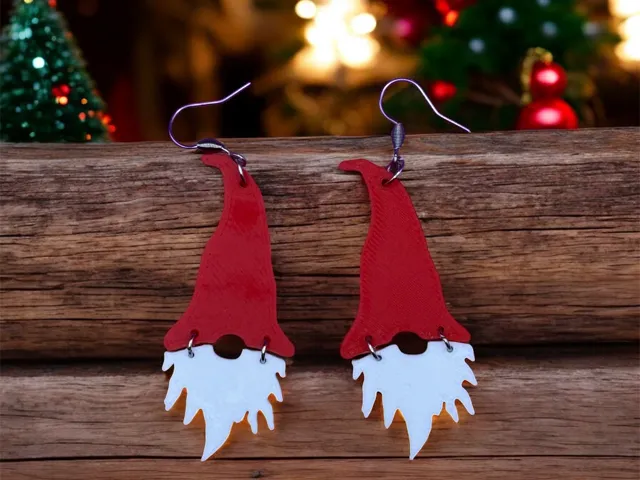 Christmas Gnome Earrings